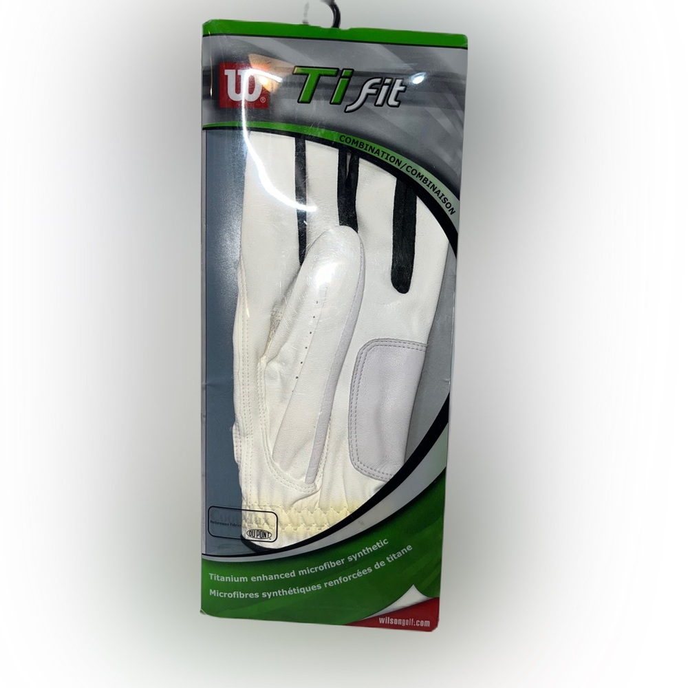 Wilson Ti fit golf glove ⛳️ mens regular left S